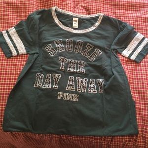 Green PINK PJ T-shirt